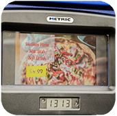 video screen on METRIC pay & display machines