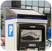 Solar Powered pay and display machines