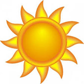 Solar power sun image