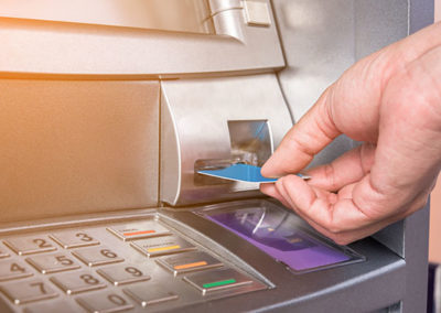 Card payment at vending machine