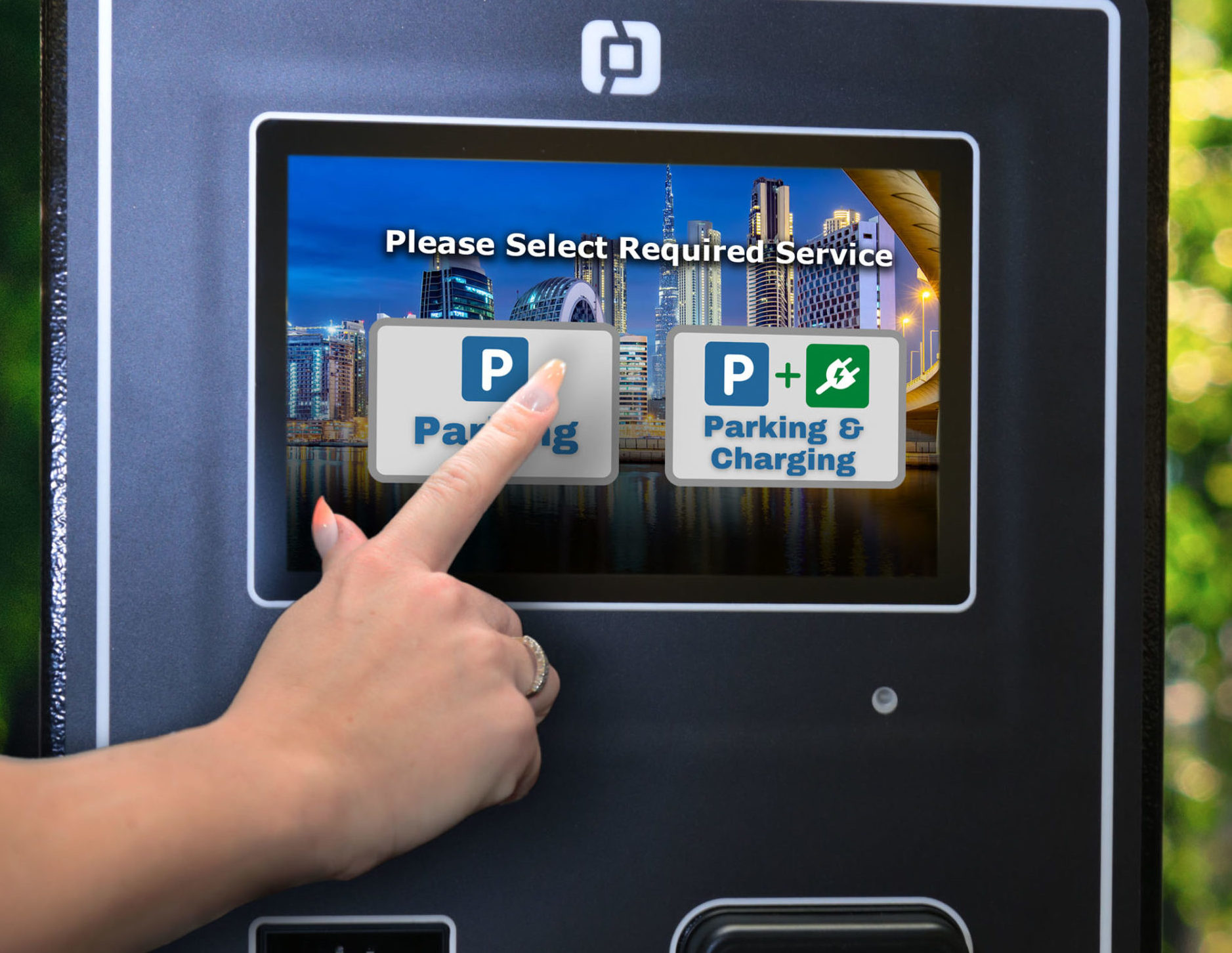 Micro Touch Screen Metric AI Gate Access Control