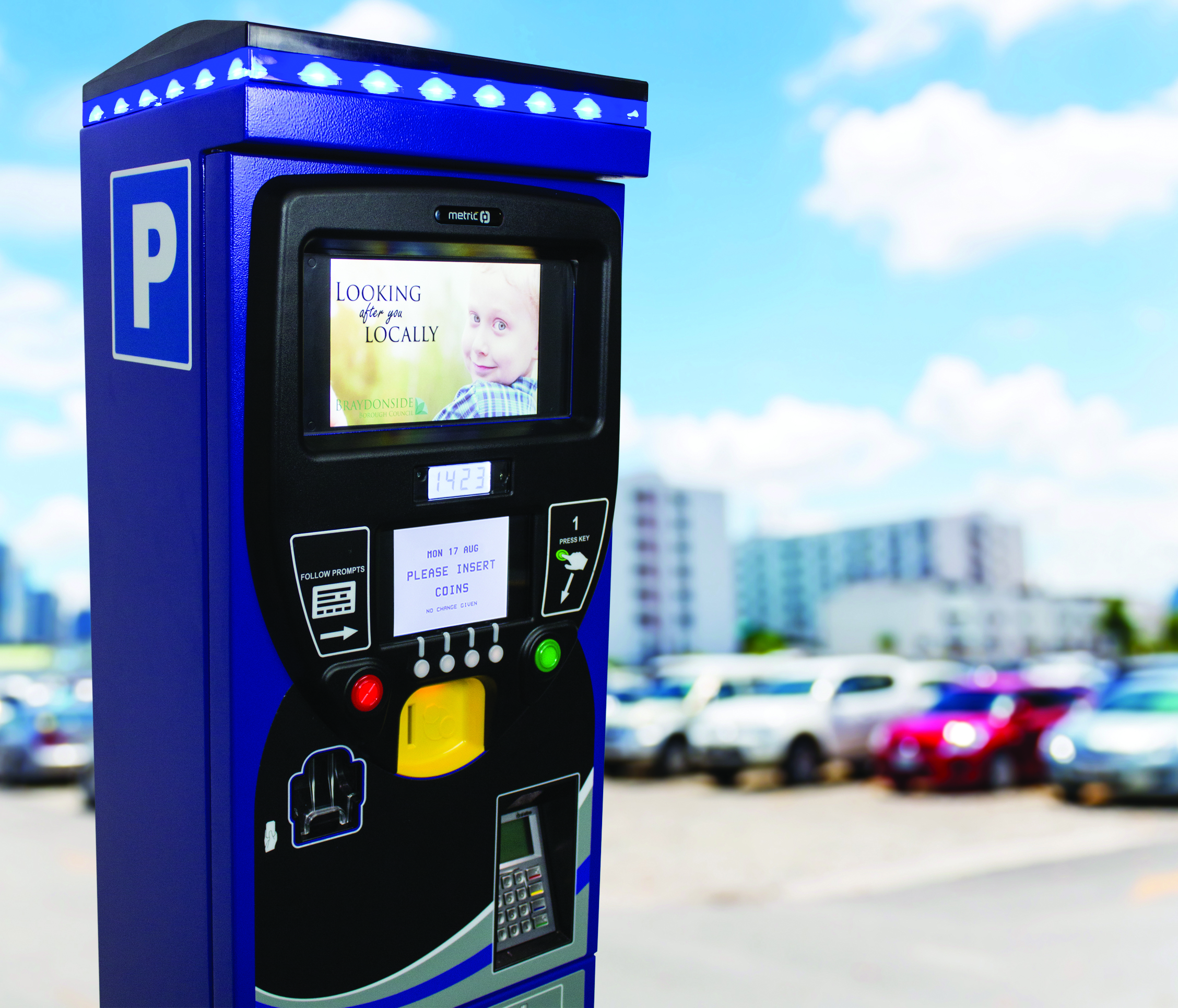 On Street Parking Solutions - METRIC Elite LS Parking Machine