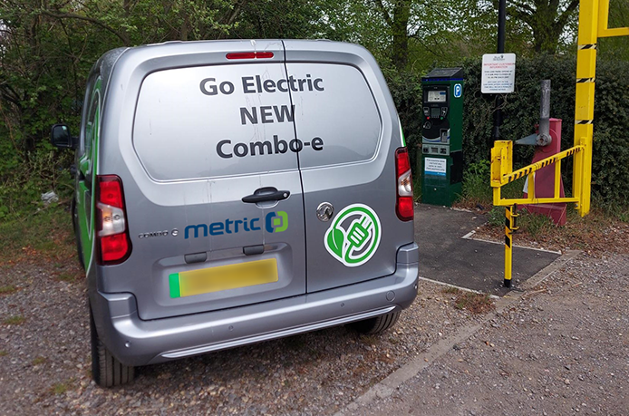 Metric Electric Service Vehicle